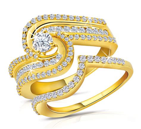 gold designer rings